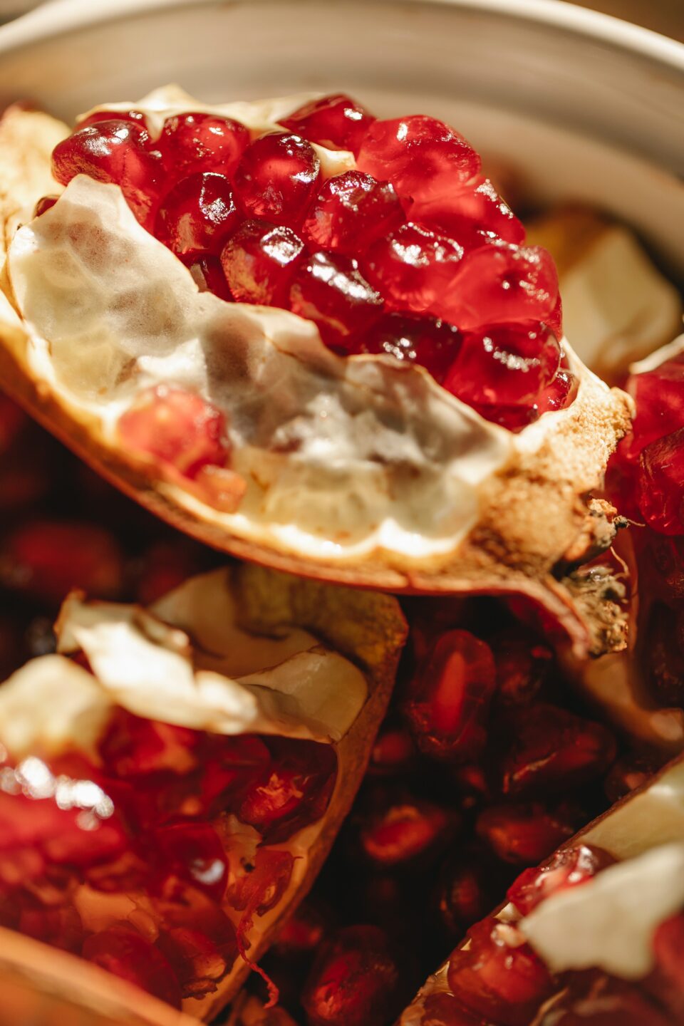 Offener Granatapfel