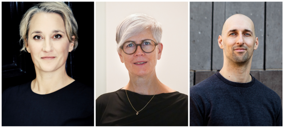 Porträts von Martina Hagspiel, Anita Kienesberger und Claas Röhl.