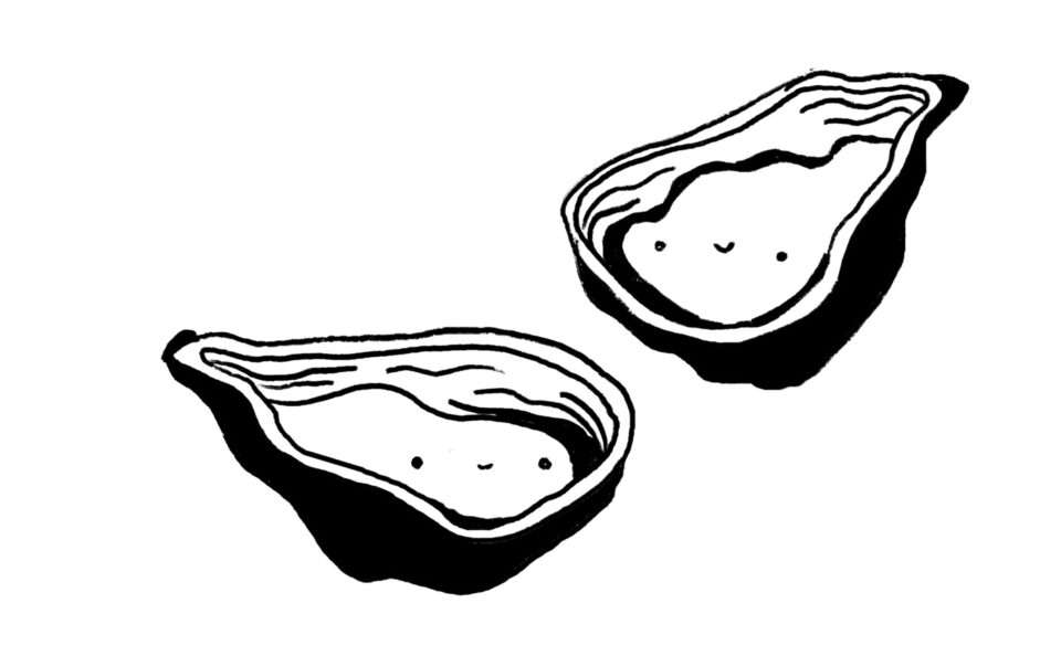 Bei Austern, Fisch und Co. kann man doch nichts falsch machen - oder? (Illustration: Lena Kalinka) Reha Austern