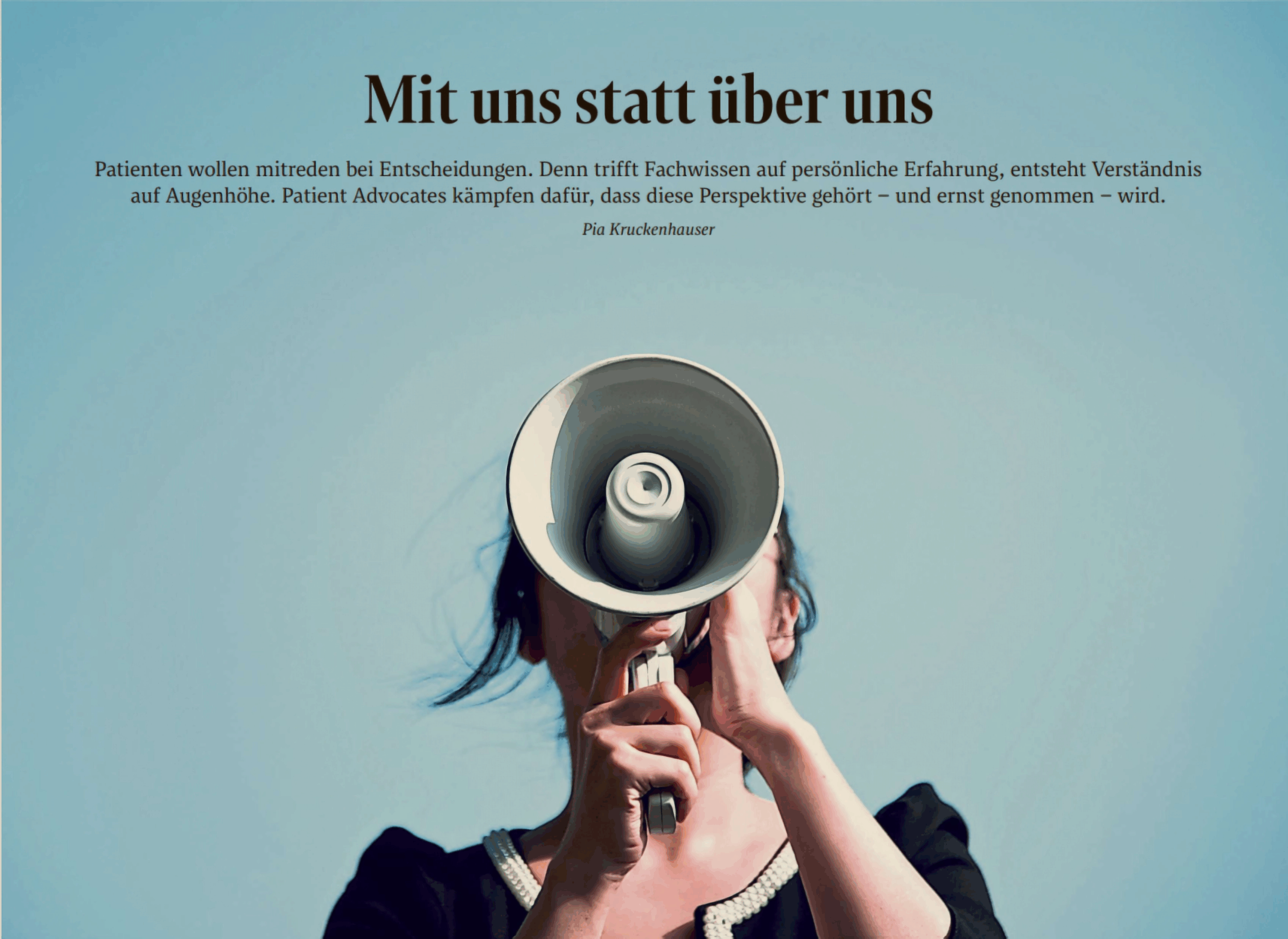 DER STANDARD, Österreich (28.10.2025): Mit uns statt über uns