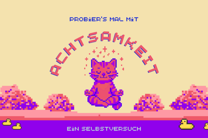 Ich versuche, beim Gehen zu meditieren
